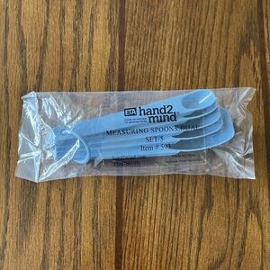 Hand2Mind Measuring Spoons 5 Pc Dual Scale Volume Educational Tools